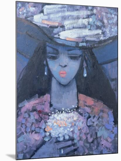 Edwina's Hat, 1991-Endre Roder-Mounted Giclee Print