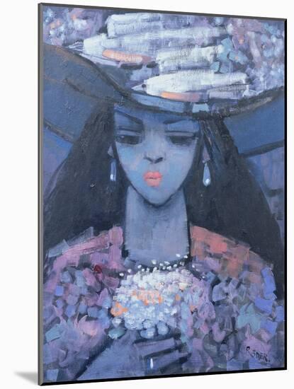 Edwina's Hat, 1991-Endre Roder-Mounted Giclee Print