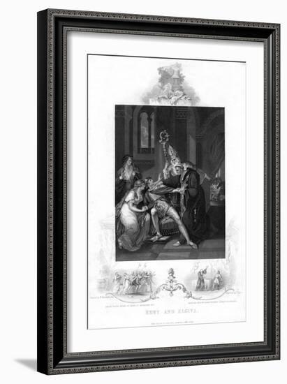 Edwy and Elgiva-J Rogers-Framed Giclee Print