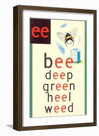 EE in Bee-null-Framed Premium Giclee Print