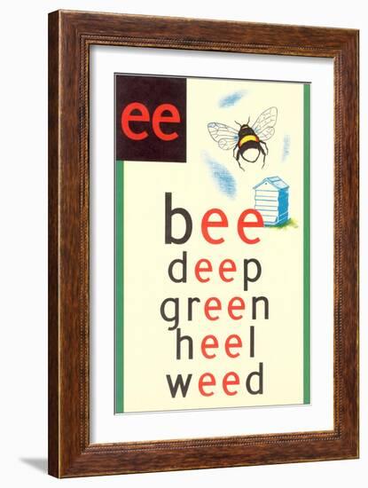 EE in Bee-null-Framed Premium Giclee Print