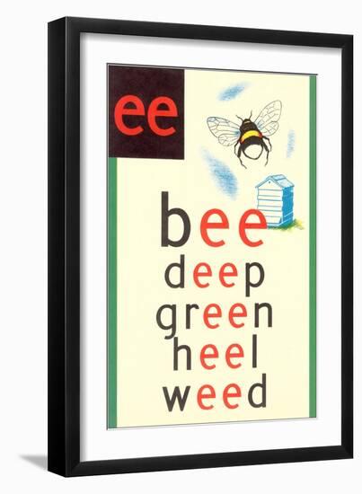 EE in Bee-null-Framed Premium Giclee Print