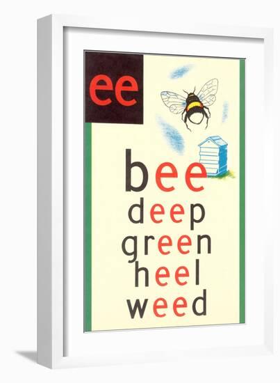 EE in Bee-null-Framed Premium Giclee Print