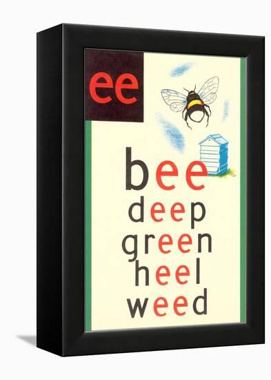 EE in Bee-null-Framed Stretched Canvas