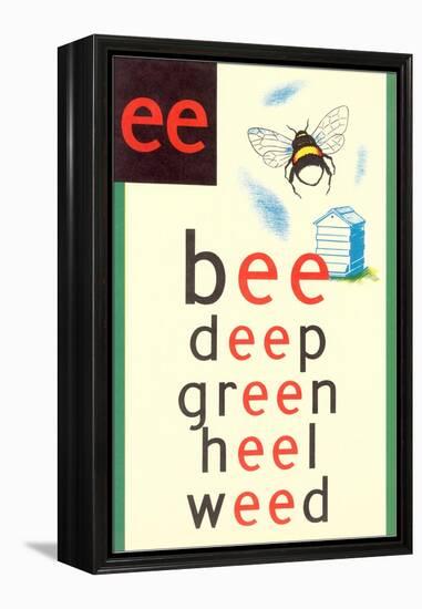 EE in Bee-null-Framed Stretched Canvas