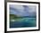 Efate Island Port Vila, Aerial View of Vila Bay and Iririki Island, Vanuatu-Walter Bibikow-Framed Photographic Print