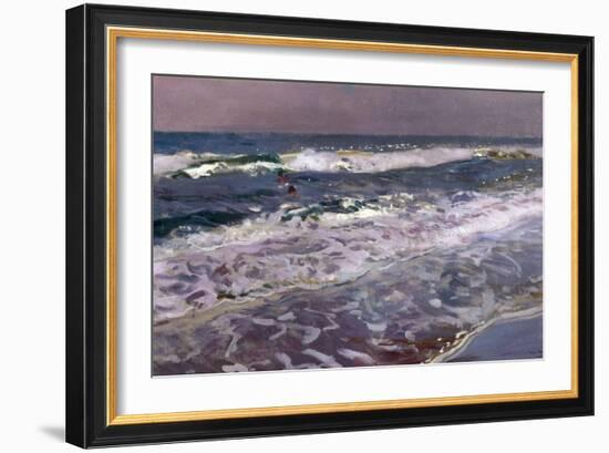 Efecto de Manana en el Mar (Valencia), 1908-Joaqu?n Sorolla y Bastida-Framed Giclee Print