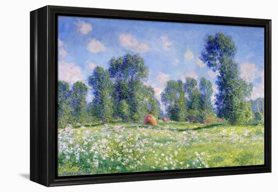 Effect of Spring, Giverny, 1890-Claude Monet-Framed Premier Image Canvas