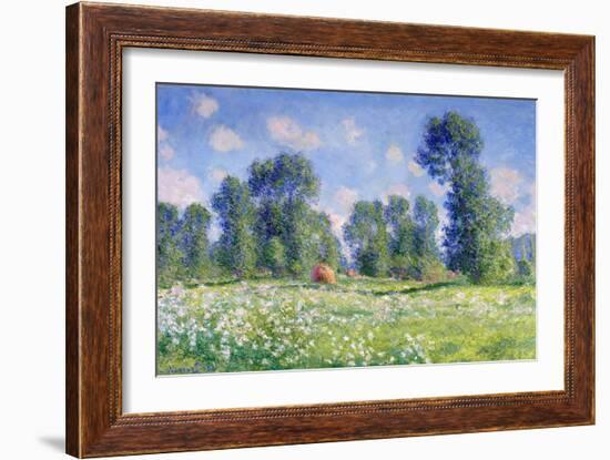 Effect of Spring, Giverny, 1890-Claude Monet-Framed Premium Giclee Print