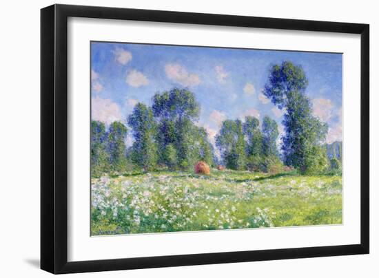 Effect of Spring, Giverny, 1890-Claude Monet-Framed Premium Giclee Print