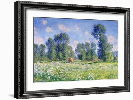 Effect of Spring, Giverny, 1890-Claude Monet-Framed Premium Giclee Print