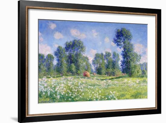 Effect of Spring, Giverny, 1890-Claude Monet-Framed Giclee Print