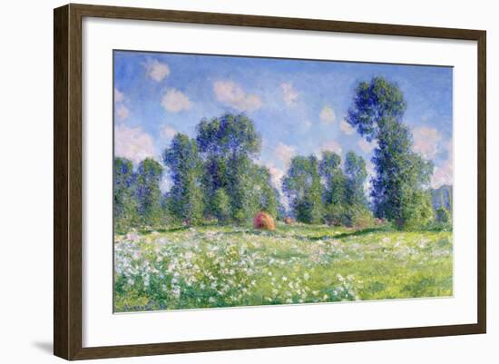 Effect of Spring, Giverny, 1890-Claude Monet-Framed Giclee Print