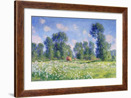 Effect of Spring, Giverny, 1890-Claude Monet-Framed Giclee Print