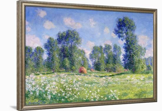 Effect of Spring, Giverny, 1890-Claude Monet-Framed Premium Giclee Print