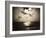 Effect of the Sun, Sunset at a Beach-Gustave Le Gray-Framed Giclee Print