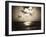 Effect of the Sun, Sunset at a Beach-Gustave Le Gray-Framed Giclee Print