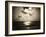 Effect of the Sun, Sunset at a Beach-Gustave Le Gray-Framed Giclee Print