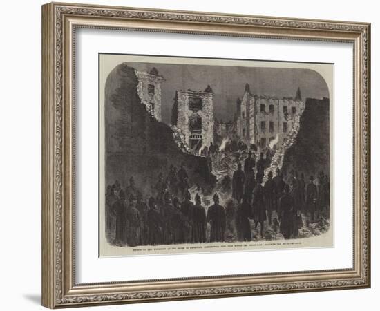 Effects of the Explosion at the House of Detention-null-Framed Giclee Print