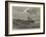 Effects of the Late Storm in Table Bay, Cape of Good Hope-null-Framed Giclee Print