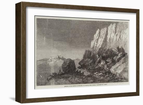 Effects of the Recent Earthquake, at Puzzuoli, Near Naples-Samuel Read-Framed Giclee Print