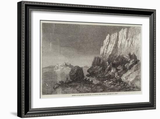 Effects of the Recent Earthquake, at Puzzuoli, Near Naples-Samuel Read-Framed Giclee Print