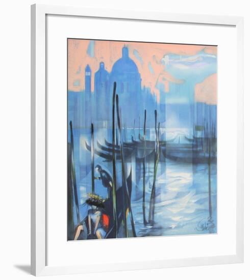 Effet de lumière à Venise I-Jean-Baptiste Valadie-Framed Premium Edition