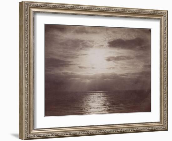 Effet de soleil dans les nuages - Océan-Gray Gustave Le-Framed Giclee Print