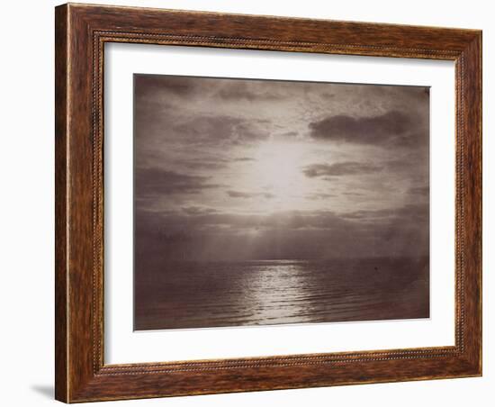 Effet de soleil dans les nuages - Océan-Gray Gustave Le-Framed Giclee Print