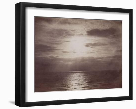 Effet de soleil dans les nuages - Océan-Gray Gustave Le-Framed Giclee Print