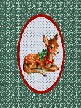 Vintage Christmas Deer-Effie Zafiropoulou-Giclee Print