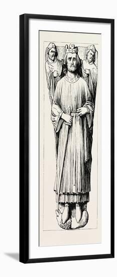 Effigy of John in Worcester Cathedral-null-Framed Giclee Print