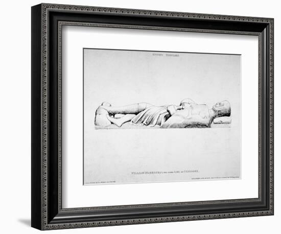 Effigy of William Marshall, Earl of Pembroke, Temple Church, City of London, 1840-Charles Alfred Stothard-Framed Giclee Print