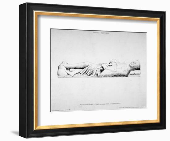 Effigy of William Marshall, Earl of Pembroke, Temple Church, City of London, 1840-Charles Alfred Stothard-Framed Giclee Print