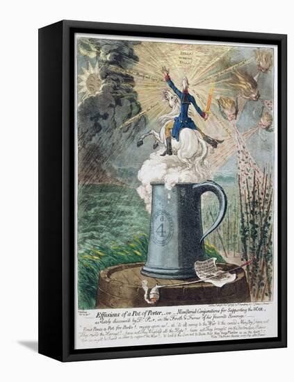 Effusions of a Pot of Porter-James Gillray-Framed Premier Image Canvas