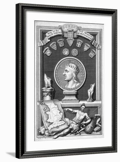 Egbert the Saxon, First King of All England-George Vertue-Framed Giclee Print