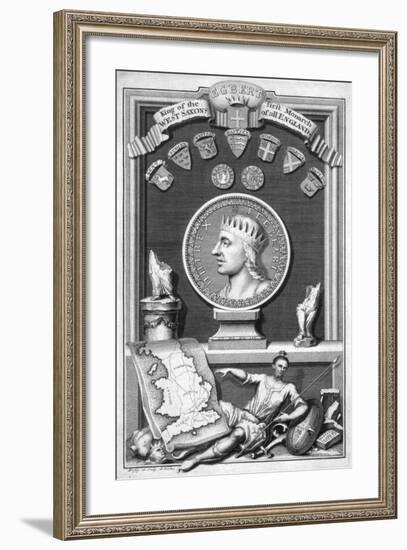 Egbert the Saxon, First King of All England-George Vertue-Framed Giclee Print