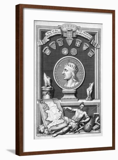 Egbert the Saxon, First King of All England-George Vertue-Framed Giclee Print