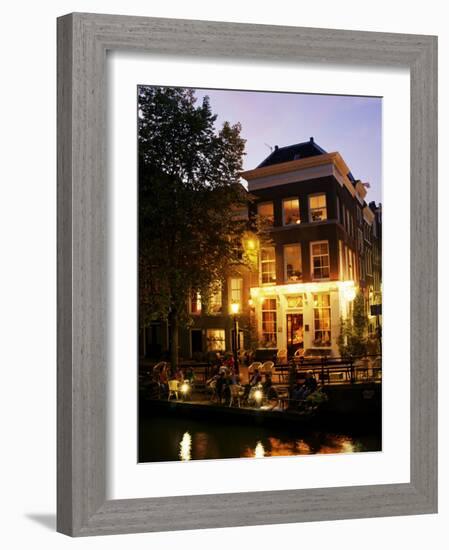Egelantiersgracht, Amsterdam, the Netherlands (Holland)-Sergio Pitamitz-Framed Photographic Print