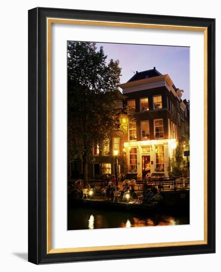 Egelantiersgracht, Amsterdam, the Netherlands (Holland)-Sergio Pitamitz-Framed Photographic Print