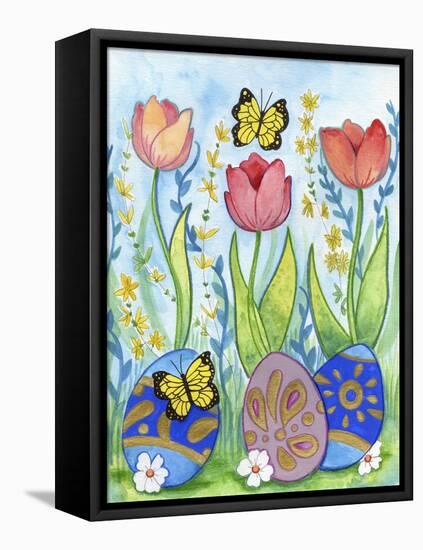 Egg Hunt-Valarie Wade-Framed Premier Image Canvas