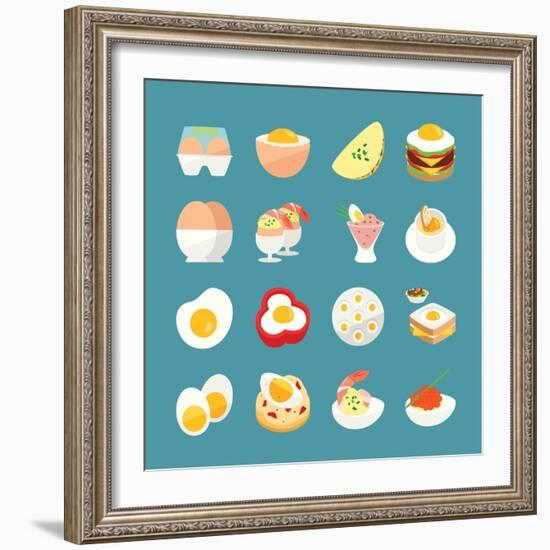 Egg Menu-kibsri-Framed Art Print