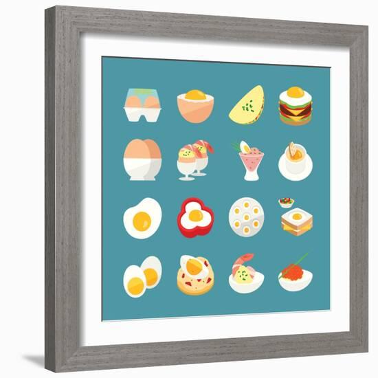 Egg Menu-kibsri-Framed Art Print