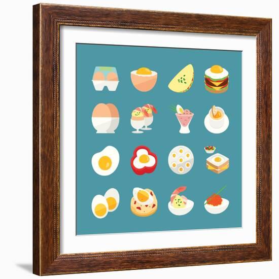 Egg Menu-kibsri-Framed Art Print