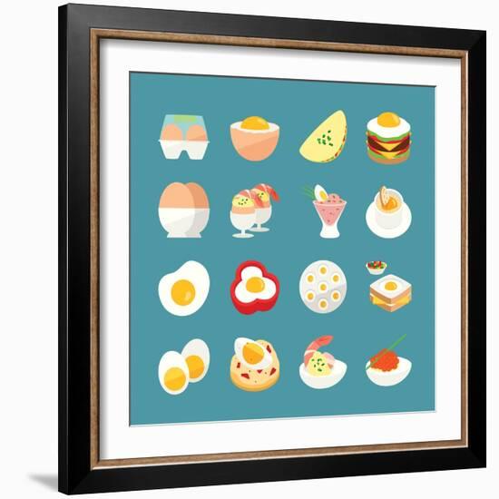 Egg Menu-kibsri-Framed Art Print