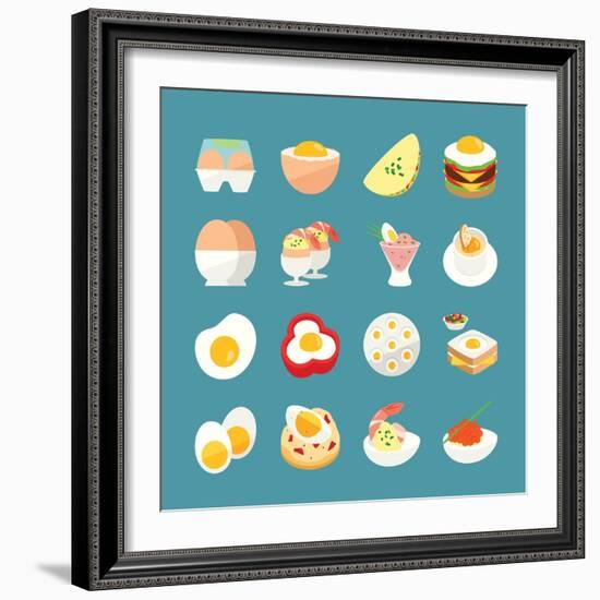 Egg Menu-kibsri-Framed Art Print