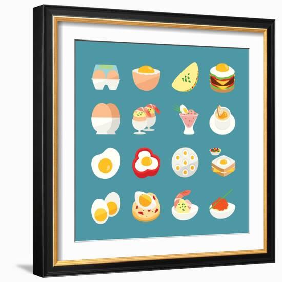 Egg Menu-kibsri-Framed Art Print