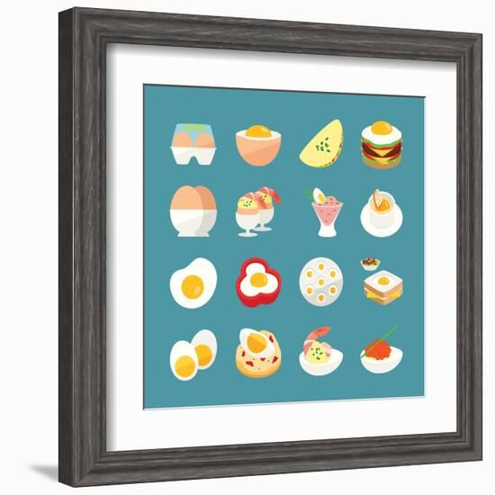 Egg Menu-kibsri-Framed Art Print