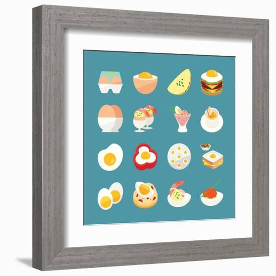 Egg Menu-kibsri-Framed Art Print