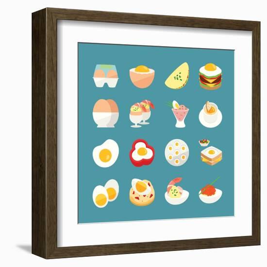 Egg Menu-kibsri-Framed Art Print